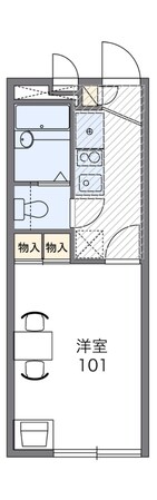 レオパレスＳＵＺＵＫＩの物件間取画像